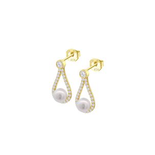 Aros Lp3481-4/2 Lotus Silver Mujer Pearls