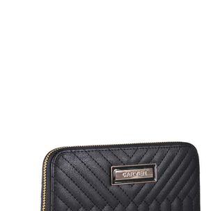 Billetera De Mujer Petunia Negra Carven