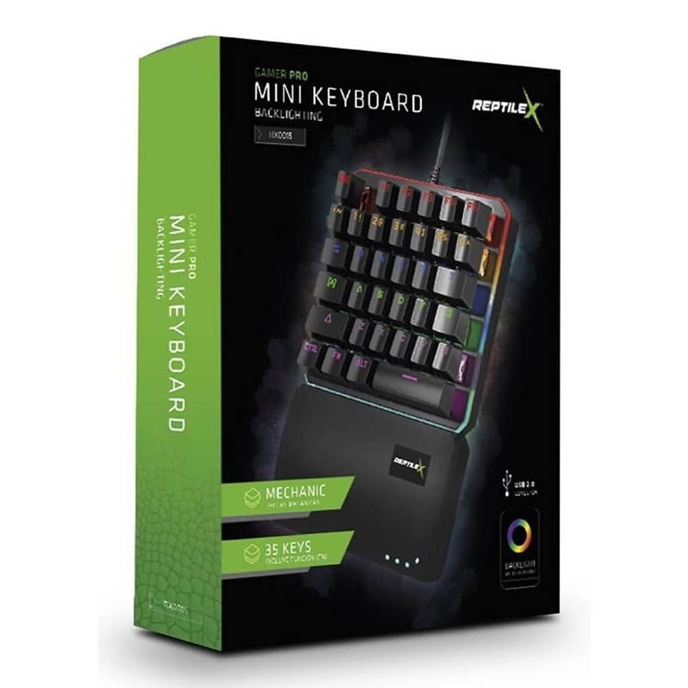 Teclado Gamer De Una Mano Mecanico Rgb Backlighting Rx0015 image number 2.0