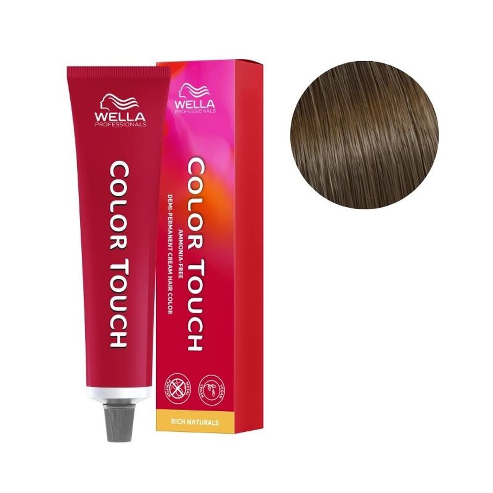 Tinte Para Cabello Wella Color Touch 6/3 Rubio Oscuro Dorado 60ml image number 2.0
