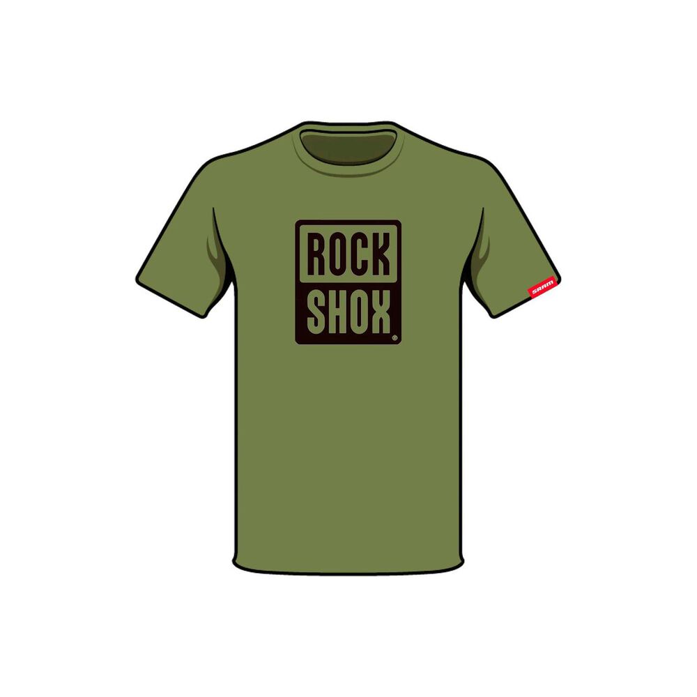 Polera Rockshox Manga Corta R2202 Verde image number 2.0