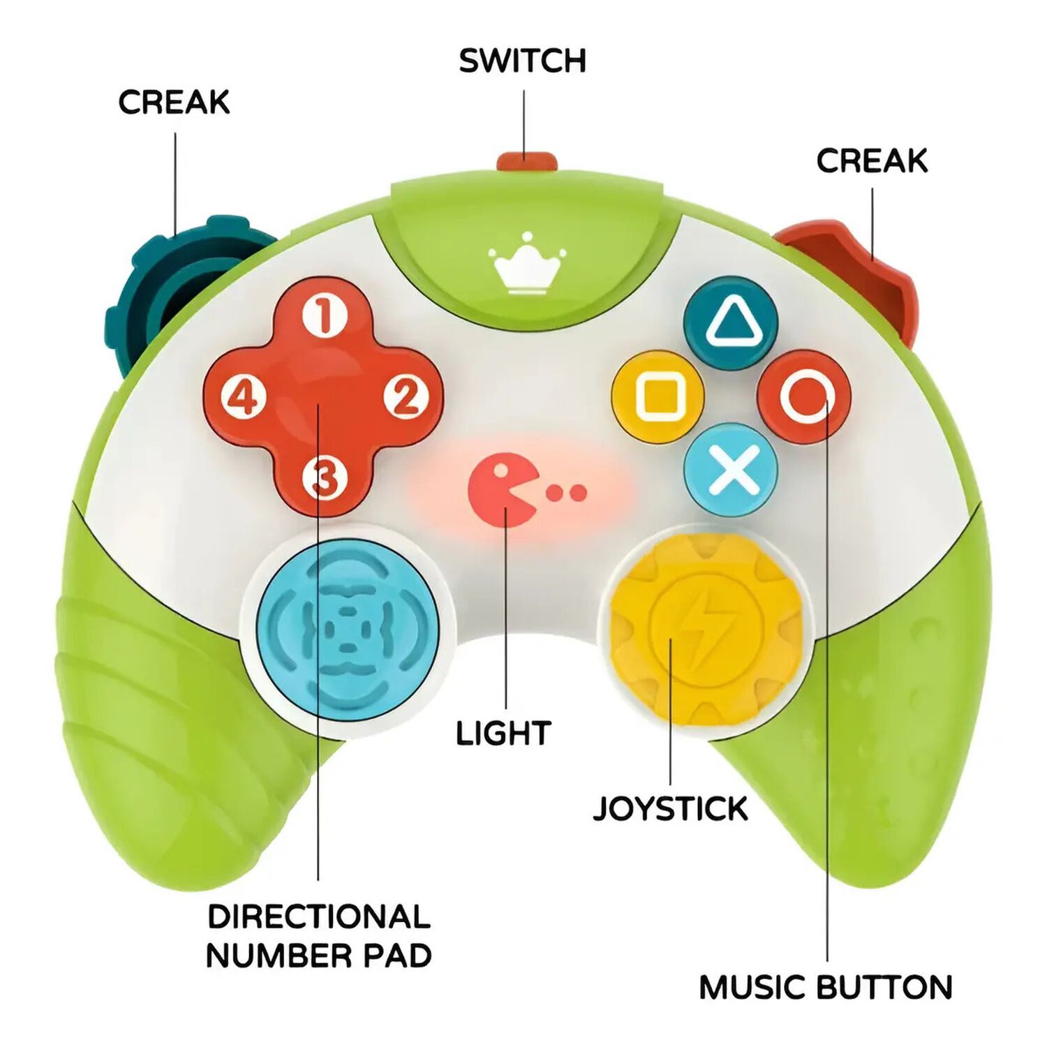 Control Juguete Interactivo Para Ni&ntilde;os Luces Y M&uacute;sica image number 7.0