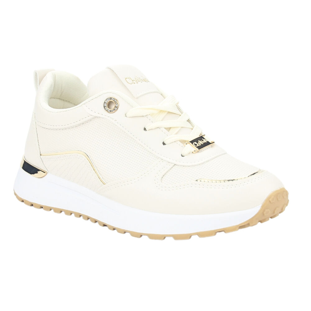 Zapatilla Chalada Mujer Fly-1 Beige Urbano image number 2.0