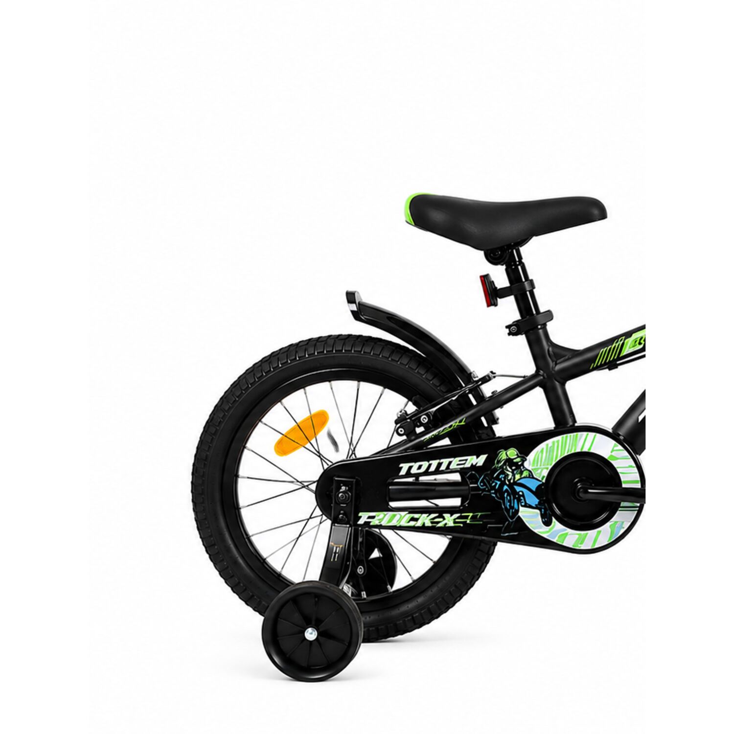 Bicicleta Totem Infantil Aro 16 Rock-x Color Negro image number 2.0