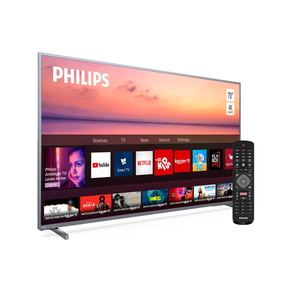 Led Philips 70PUD6774 / 70" / 4K Ultra HD / Smart TV image number 1.0