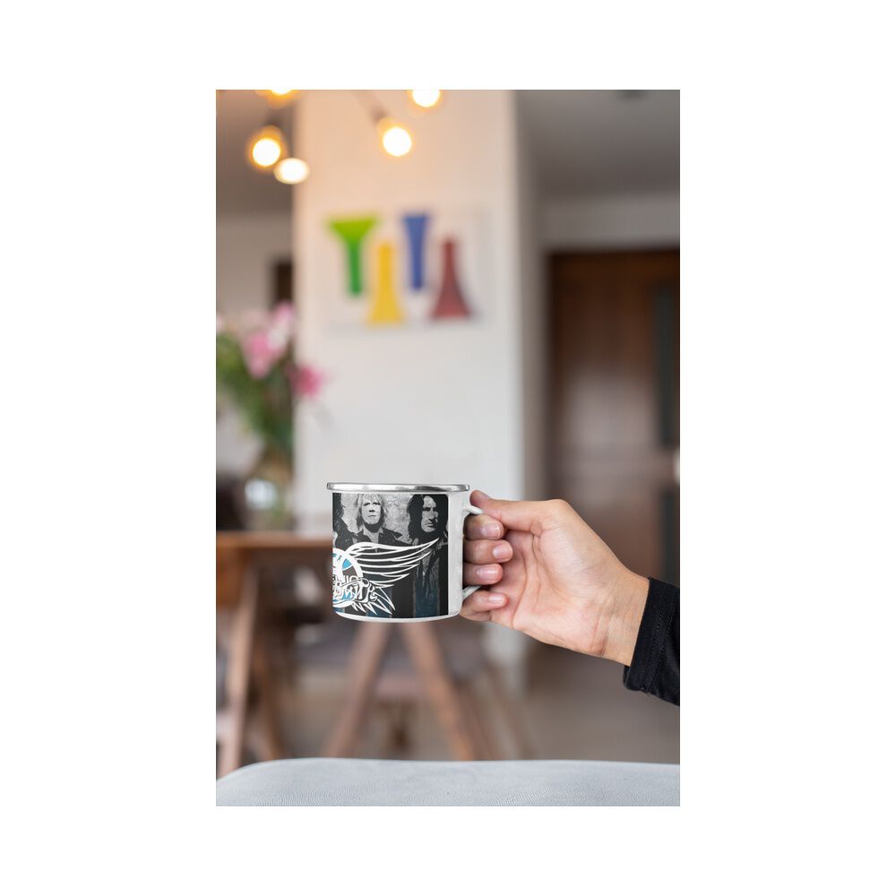 Taza Enlozada Lechera Aerosmith Bandas De Rock image number 2.0