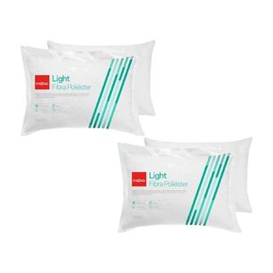 Almohadas Rosen Pack 2 De Microfibra Light Americana 50x70 Cm