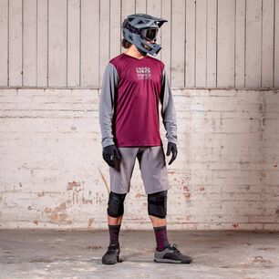 Jersey Ixs Manga Larga Trigger X Raisin Grafito S