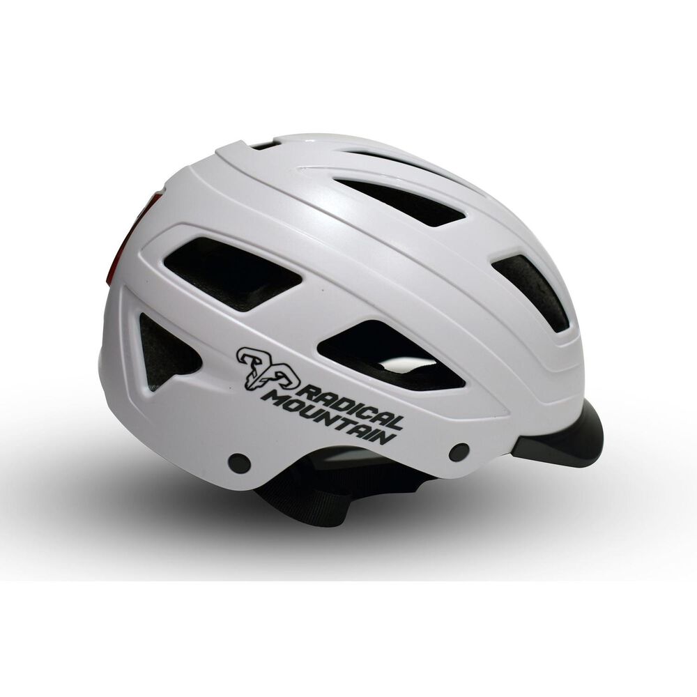 Casco Radical Mountain Urbano Con Luz Blanco L 58-62cm image number 1.0