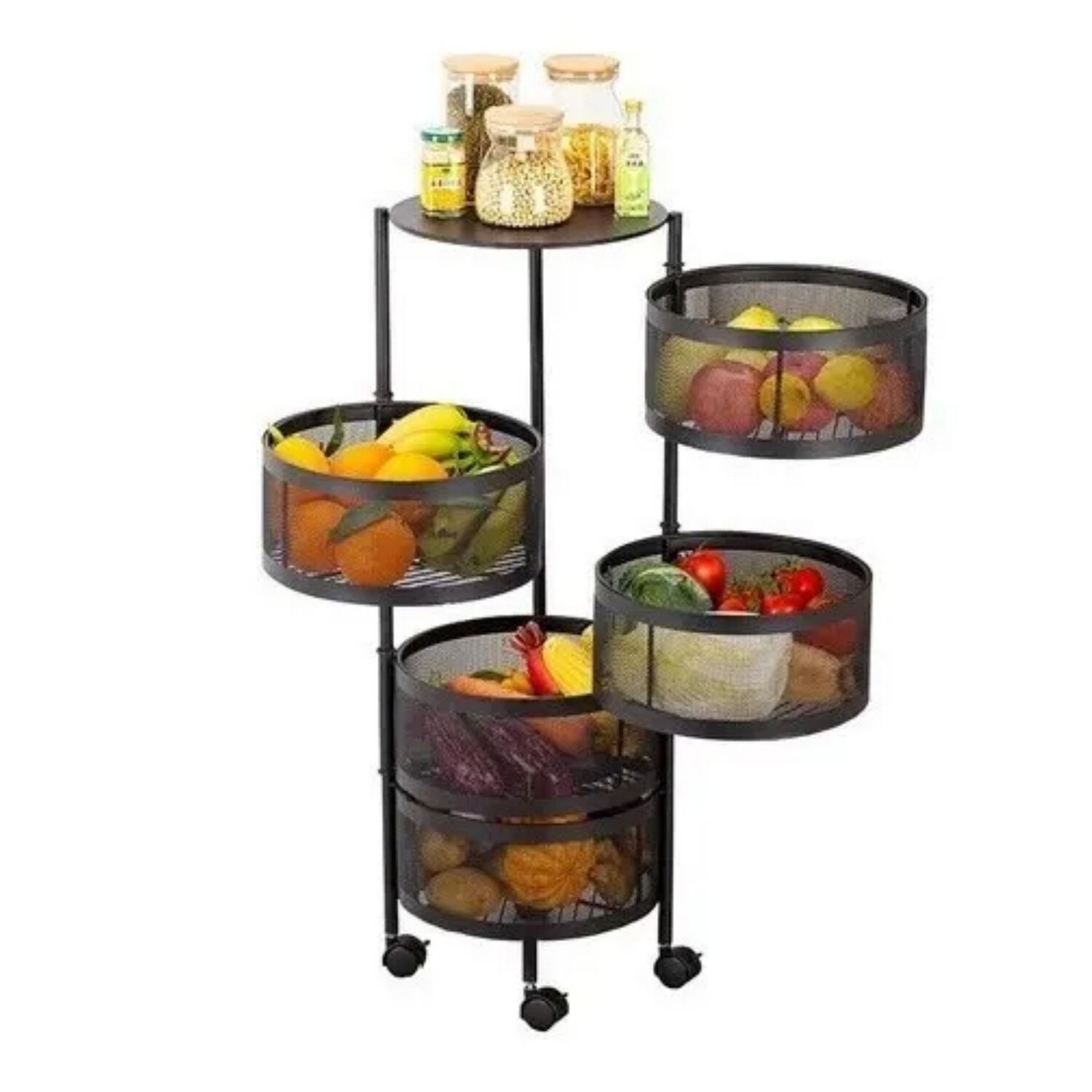 Organizador Cocina Metal 5 Niveles 90x34x34 Cm image number 1.0