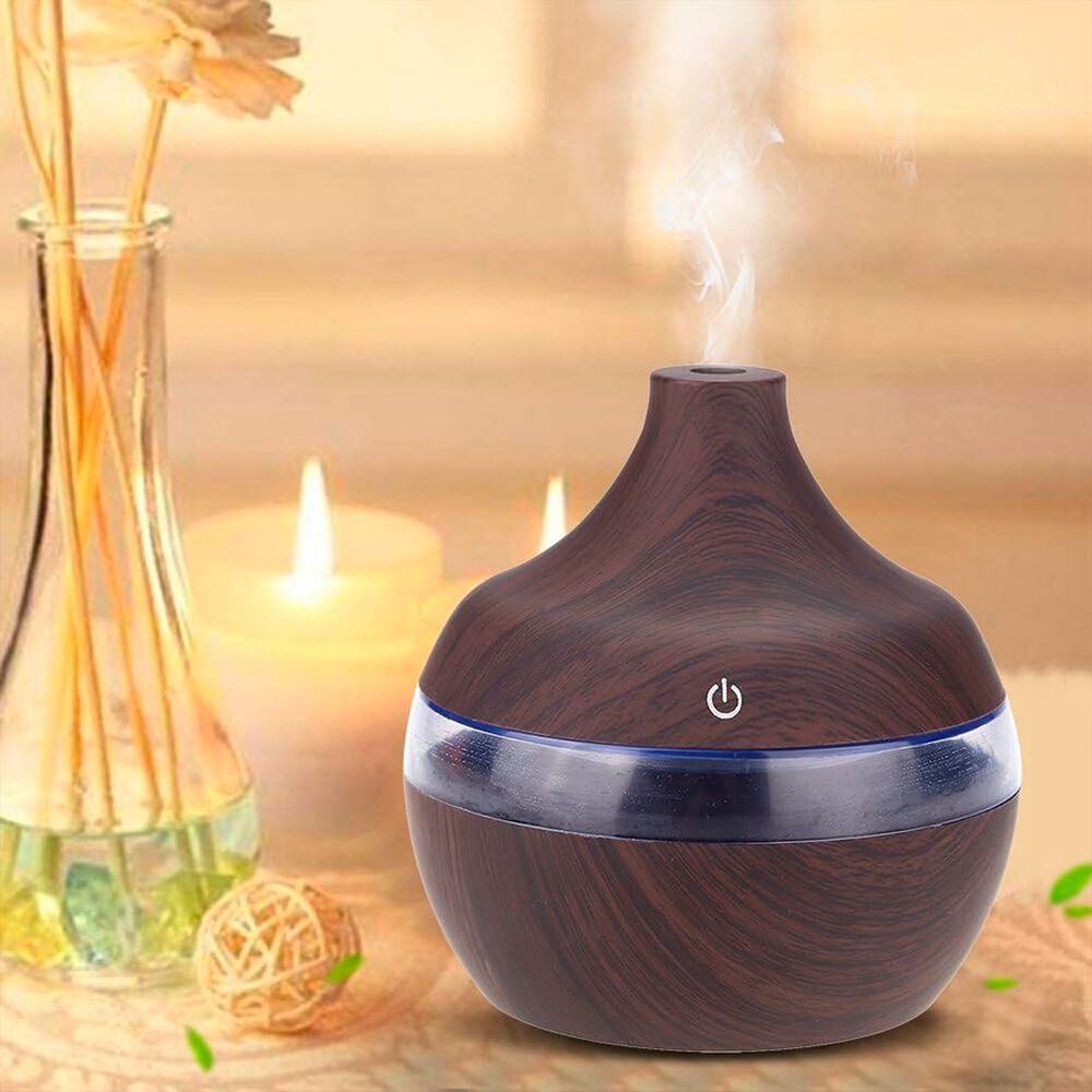 Humificador Difusor De Aroma Multifuncional De Madera image number 4.0