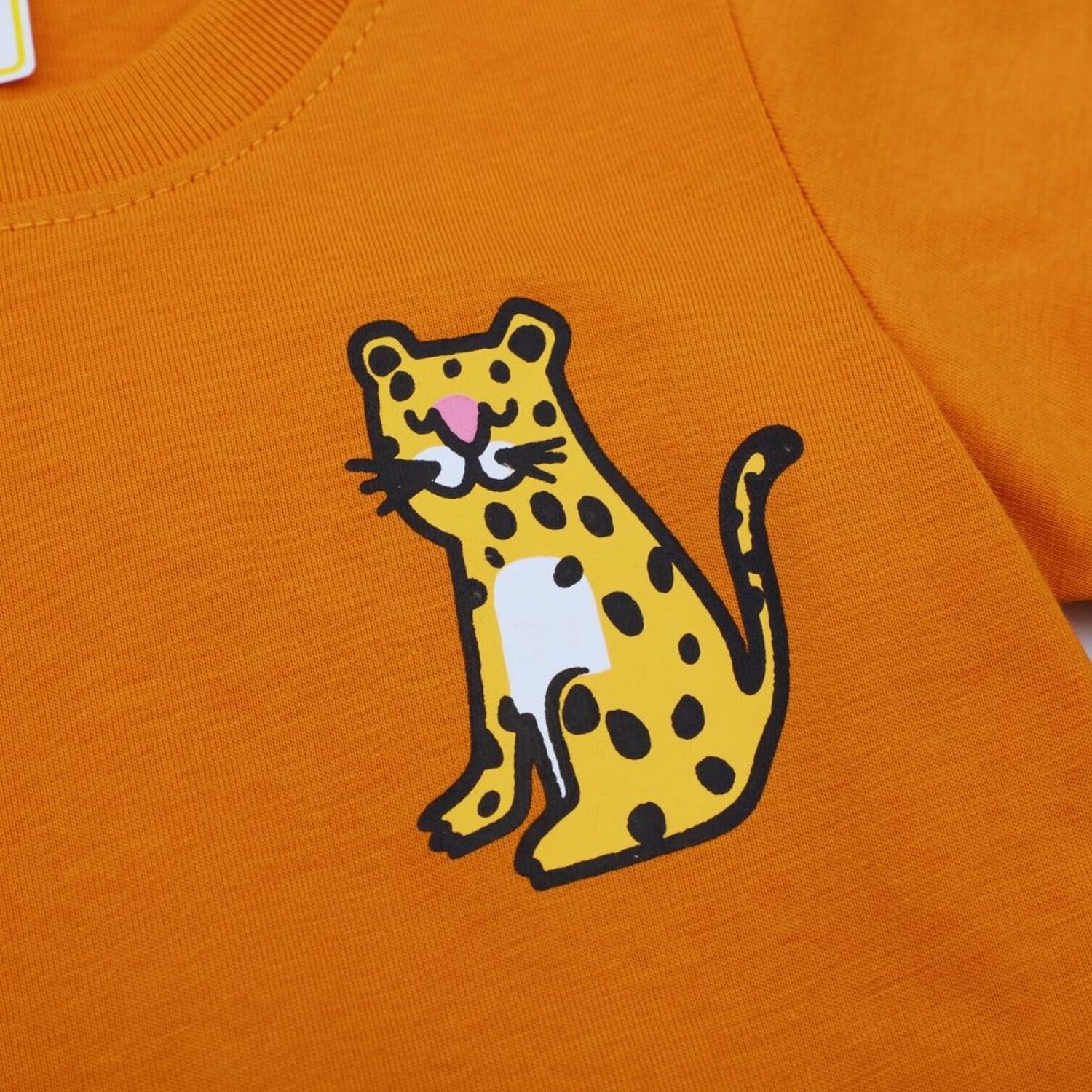 Polera Ni&ntilde;o Algod&oacute;n Manga Corta Jump Kids Leopardo Feliz 2 A 7 A&ntilde;os image number 3.0