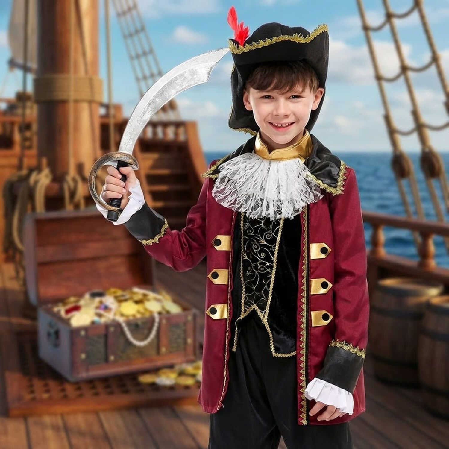 Disfraz Cosplay Pirata Corsario Piratas Infantiles Todos Ni&ntilde;o image number 0.0