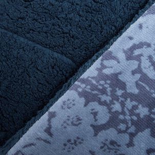 Plumon Coral Estampado Sherpa 2 Plazas Maqui
