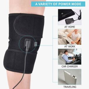 Rodillera Para Artritis, Rodillera Para Terapia De Calor Color Negro