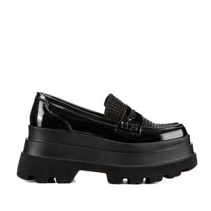 Mocasin Negro Casual Mujer Weide Dh77