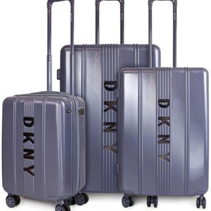Set De 3 Maletas Donna Karan Elite S+m+l Azul Dkny