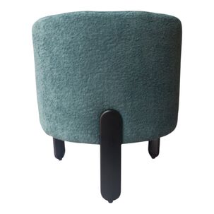 Pouf Redondo 3 Patas Verde 40 X 40 X 45 De Alto