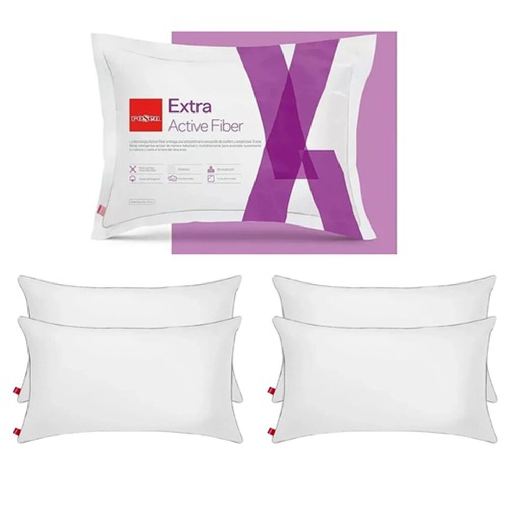 Pack De 4 Almohadas Rosen Extra 50x70 Cm image number 0.0