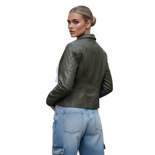 Chaqueta Ecocuero Aviadora Mujer Atenea