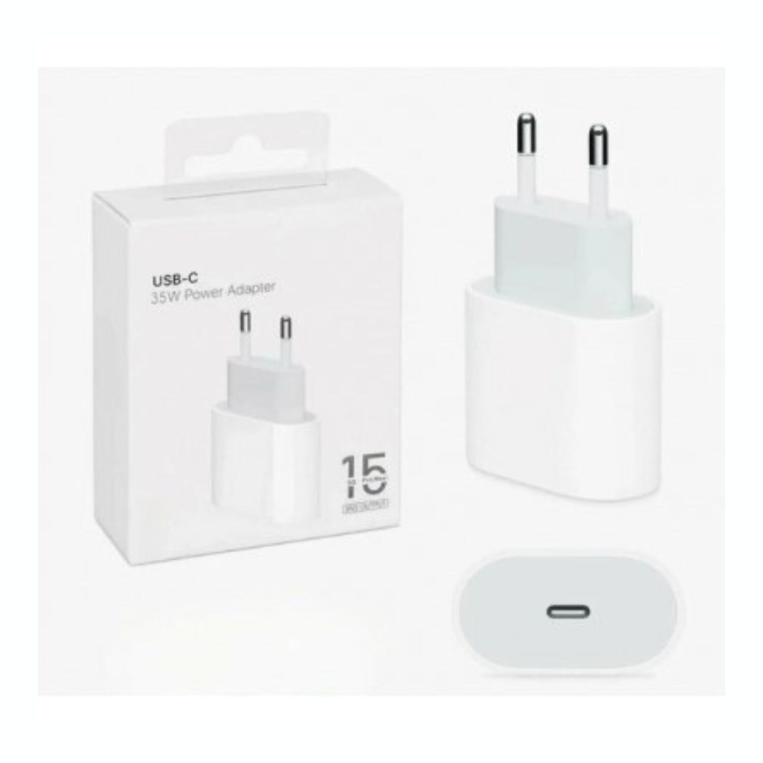 Adaptador Cargador Corriente Iphone De 35w Blanco image number 0.0