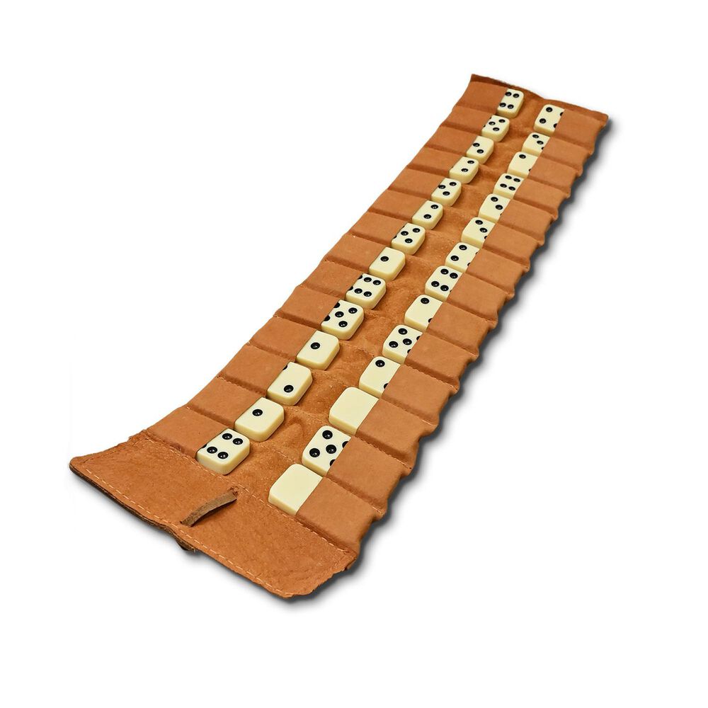 Juego Domino 28 Piezas Cuero Craftmen image number 2.0