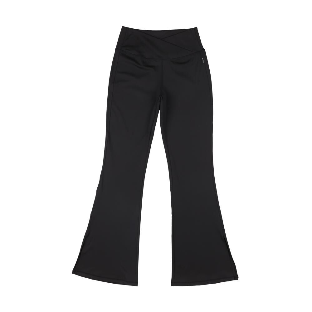 Calza Deportiva Tiro Alto Wide Leg Mujer Wetland image number 0.0