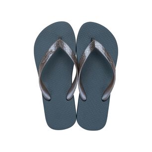 Sandalia Mujer Azul/plata Classica Ipanema