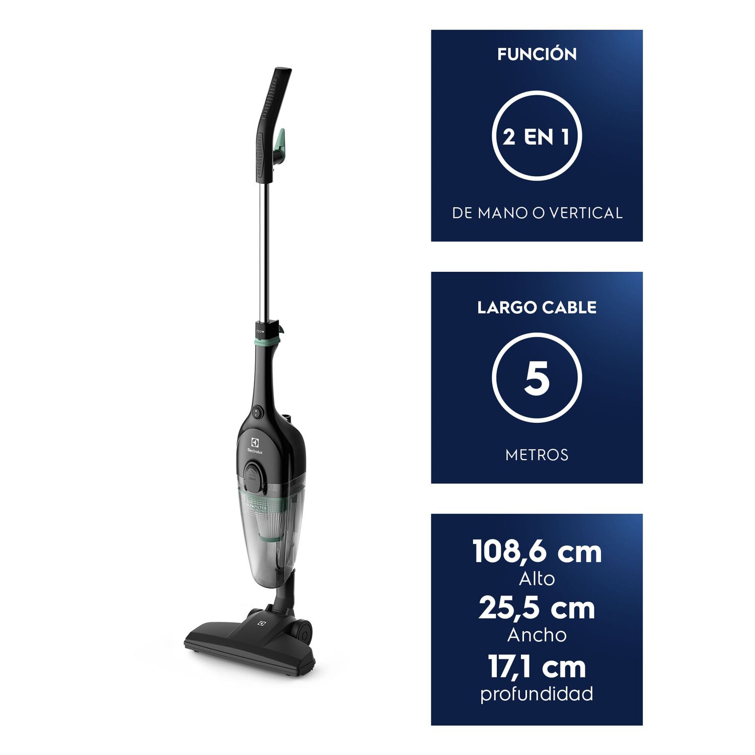 Aspiradora Vertical Con Cable 700w Con Filtro Hepa Stk12 image number 1.0
