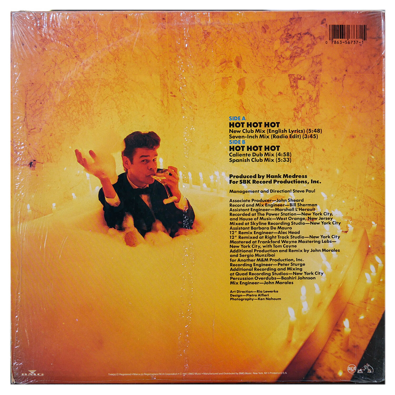 Buster Poindexter - Hot Hot Hot| 12" Maxi Single Usado image number 1.0