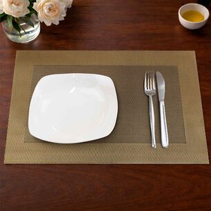 Pack 6 Individuales De Mesa Nautica Home 45x30cm Dorado