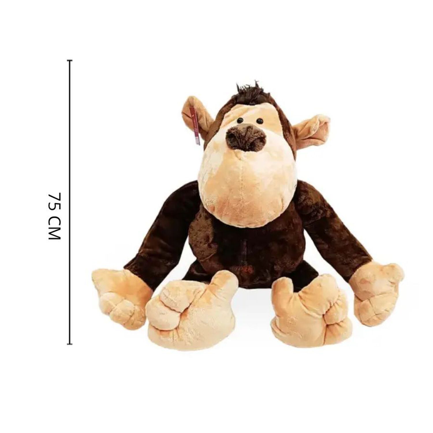 Peluche Mono 75 Cm Marr&oacute;n image number 1.0