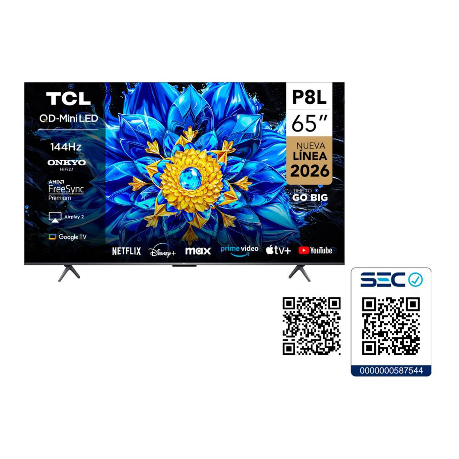 QD Mini Led 65" TCL P8L / Ultra HD 4K / Smart TV image number 11.0