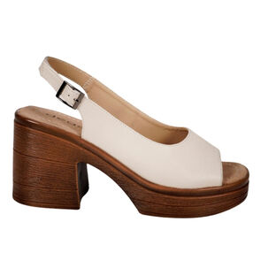 Sandalia Cuero Yanil Beige