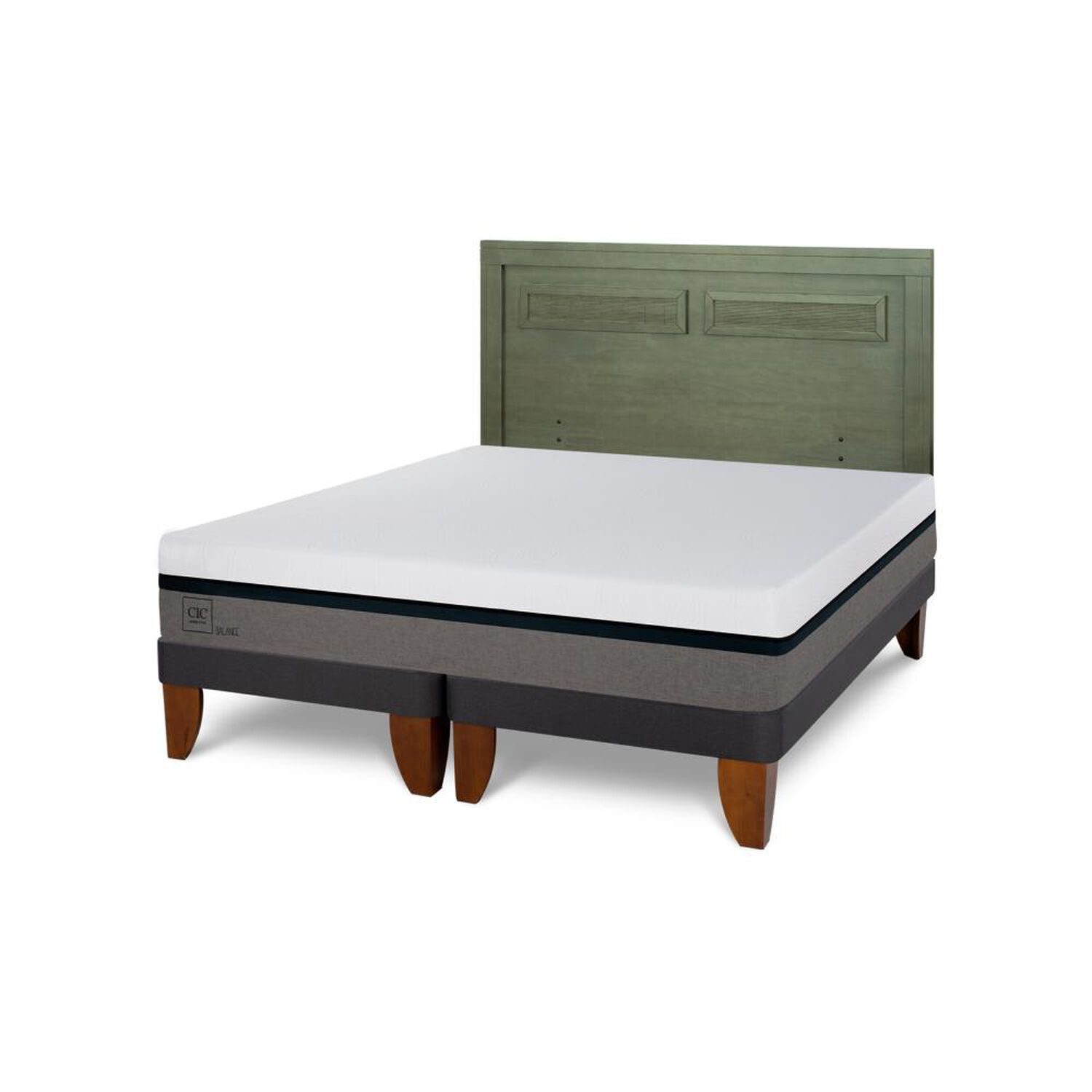 Cama Europea Cic Balance / King / Base Dividida + Respaldo image number 4.0