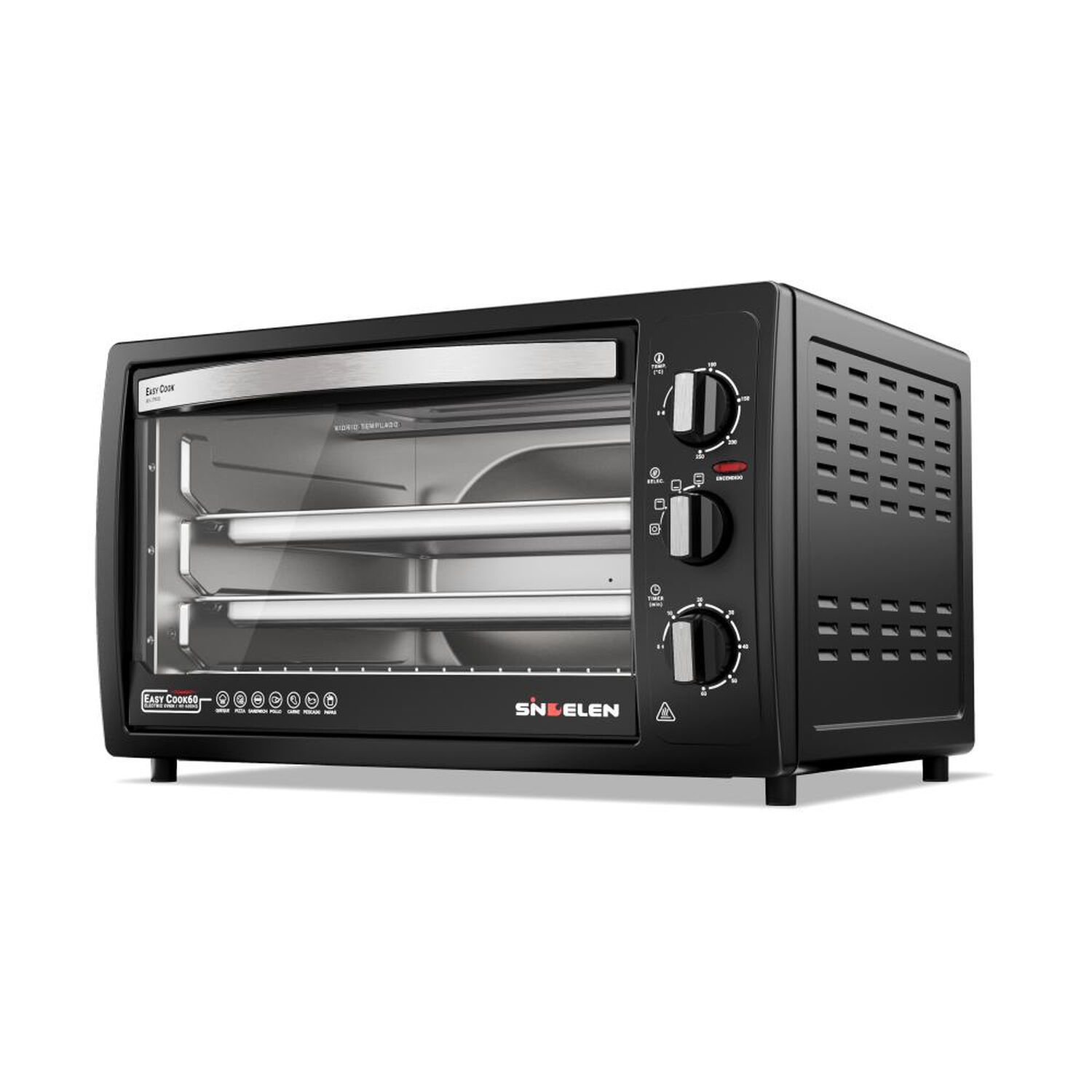 Horno El&eacute;ctrico Sindelen HE-600NG / 60 Litros / 1850W image number 1.0