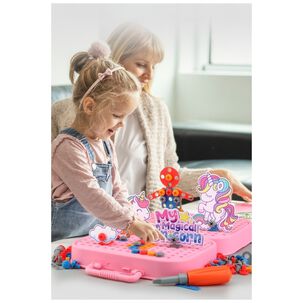 Set Maleta Herramientas Creativa Ni&ntilde;as De Unicornio