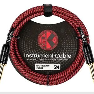 Cable De Instrumento Kirlin Rojo 3mts Iwcx-201b-3r