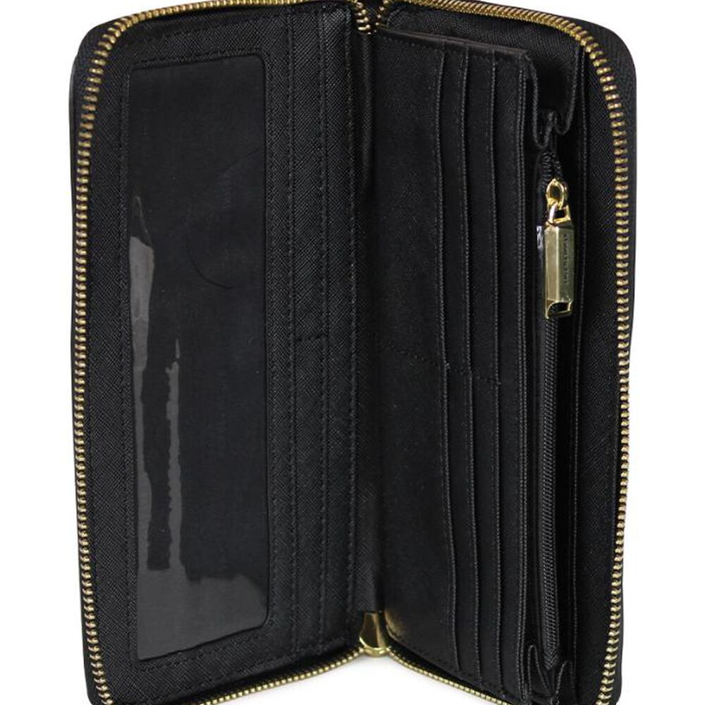 2 Billeteras De Mujer Jaeda Negra Y Verde Kenneth Cole image number 2.0