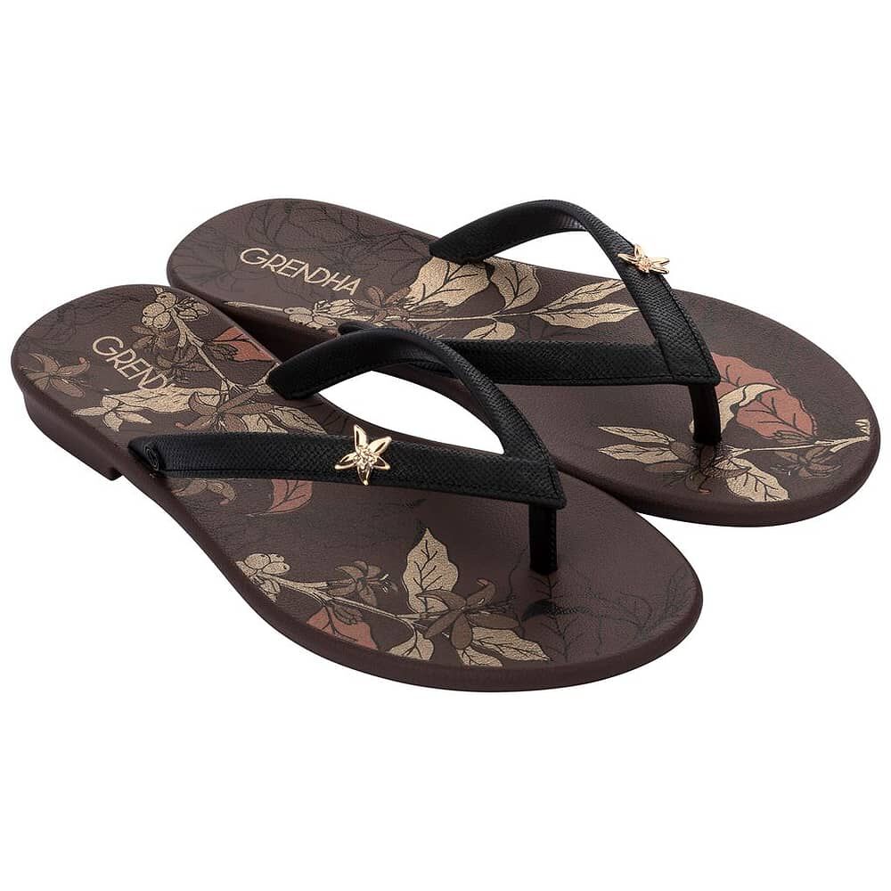 Sandalia Mujer Caf&eacute; Cacau 363 Grendha image number 0.0
