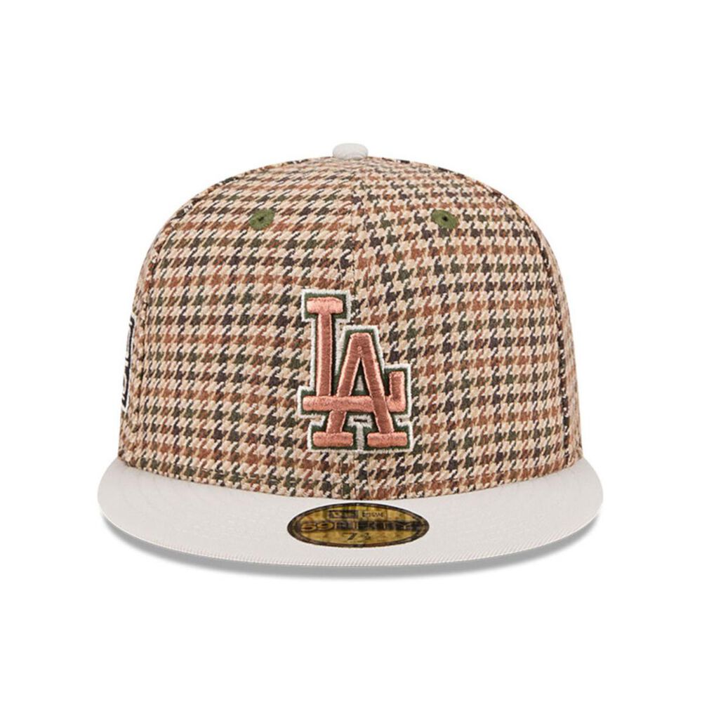 Gorra 59fifty Los Angeles Dodgers Mlb Houndstooh Open Brown image number 2.0