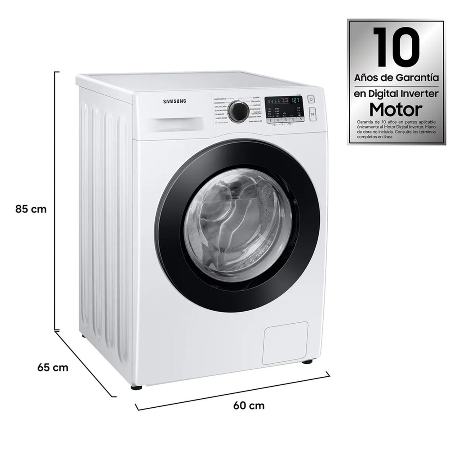 Lavadora Secadora Autom&aacute;tica Samsung Wd95t4046cezs image number 3.0