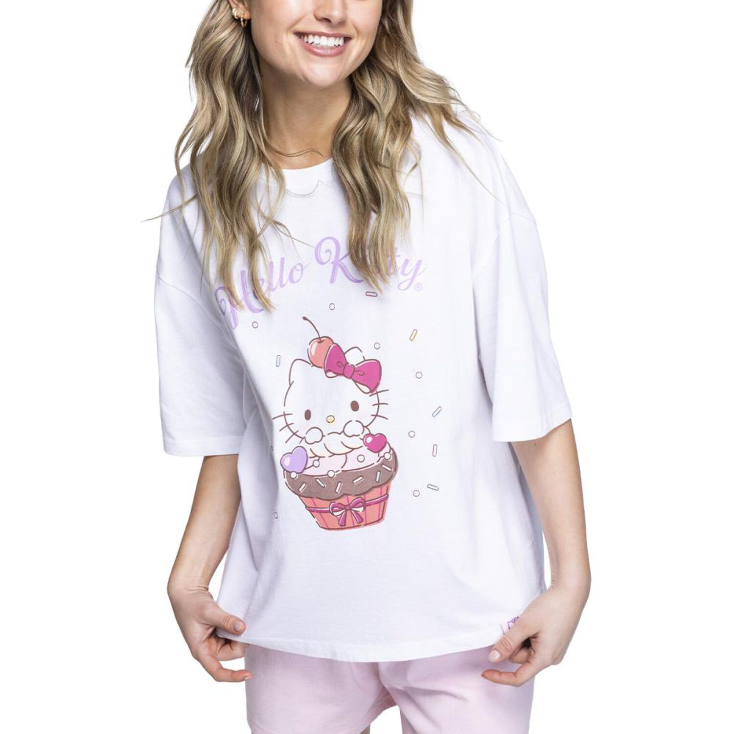 Pijama Verano Top Hello Kitty M263avhkc2 image number 0.0