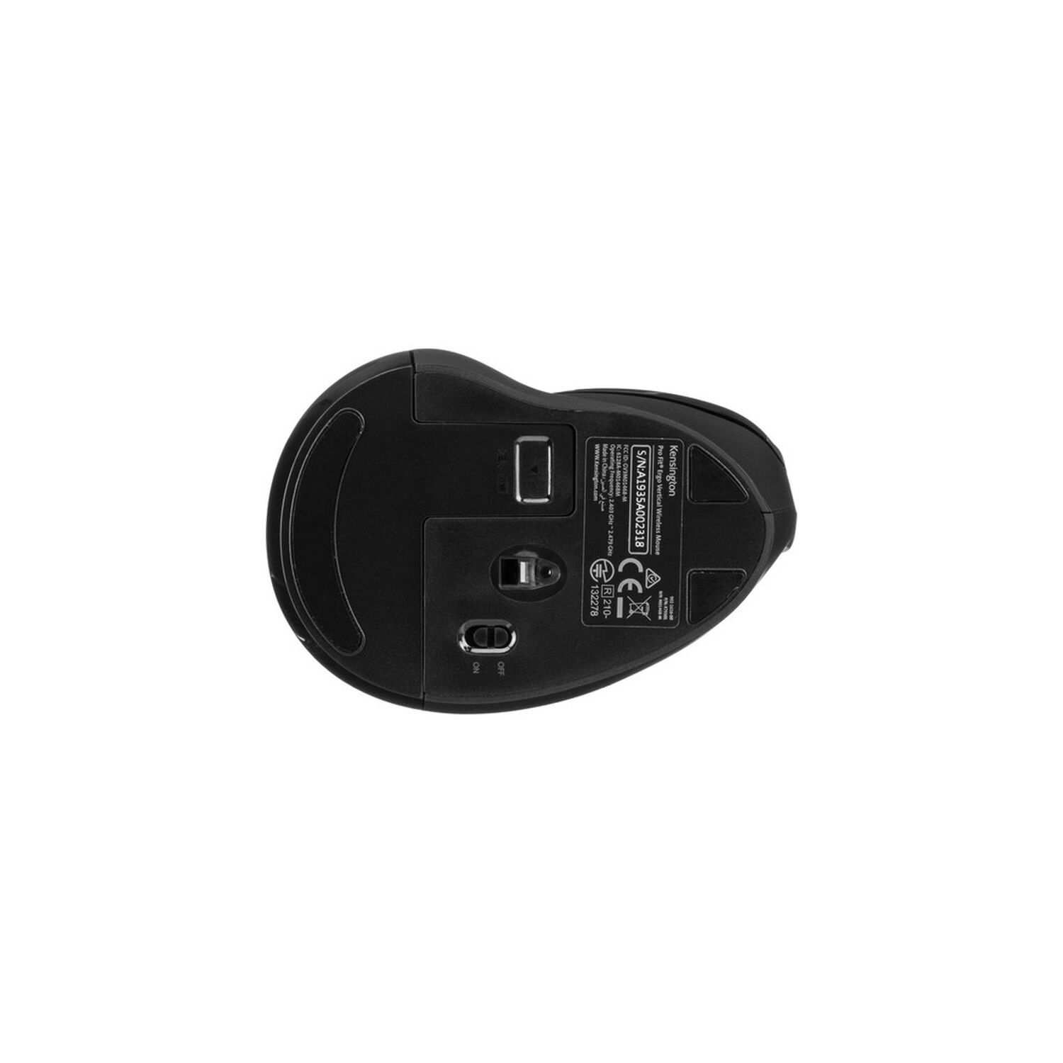 Mouse Pro Fit Ergo Vertical Wireless Kensington - Negro image number 4.0