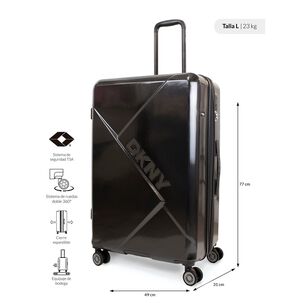 Maleta Grande 23kg Donna Karan Your Call Negra Dkny