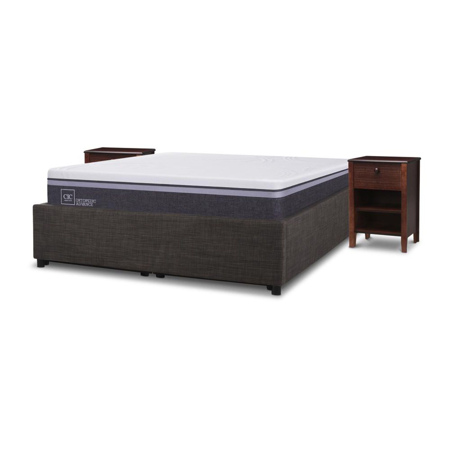Cama Ba&uacute;l Cic Ortopedic Advance / 2 Plazas / Base Normal + Velador image number 4.0