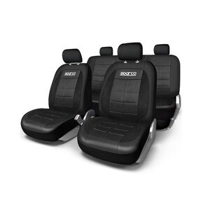 Fundas Cubreasiento Sparco Ecocuero Negro Universales