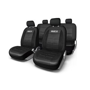 Fundas Cubreasiento Sparco Ecocuero Negro Universales