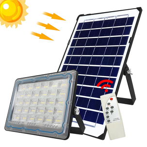 Foco Led 100w Ip66 Panel Solar Control Remoto