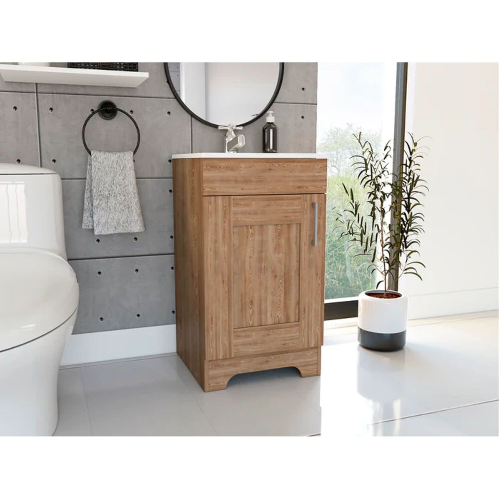 Mueble Vanitorio Piso 1 Puerta Fm-002c Café Claro image number 5.0